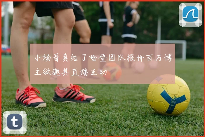 小杨哥真给了哈登团队报价百万博主欲邀其直播互动